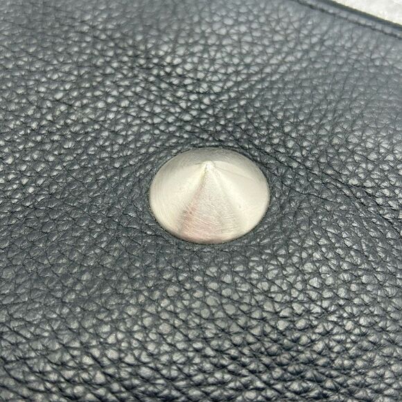 Fendi Faces Black Zip Leather Clutch Bag Mens Unisex 2016 Fall/Winter - Picture 12 of 16